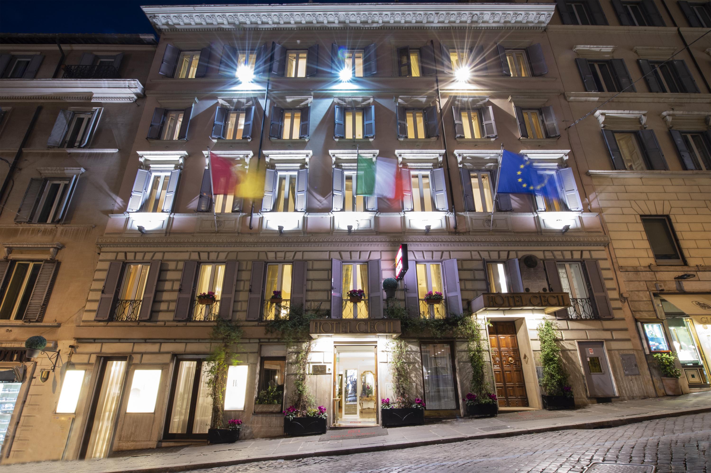 Hotel Cecil Rome Bagian luar foto