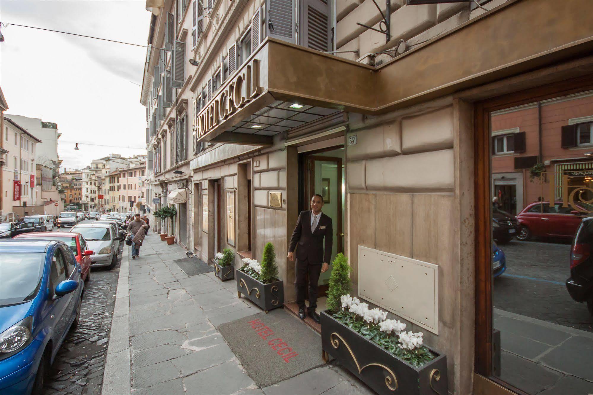 Hotel Cecil Rome Bagian luar foto