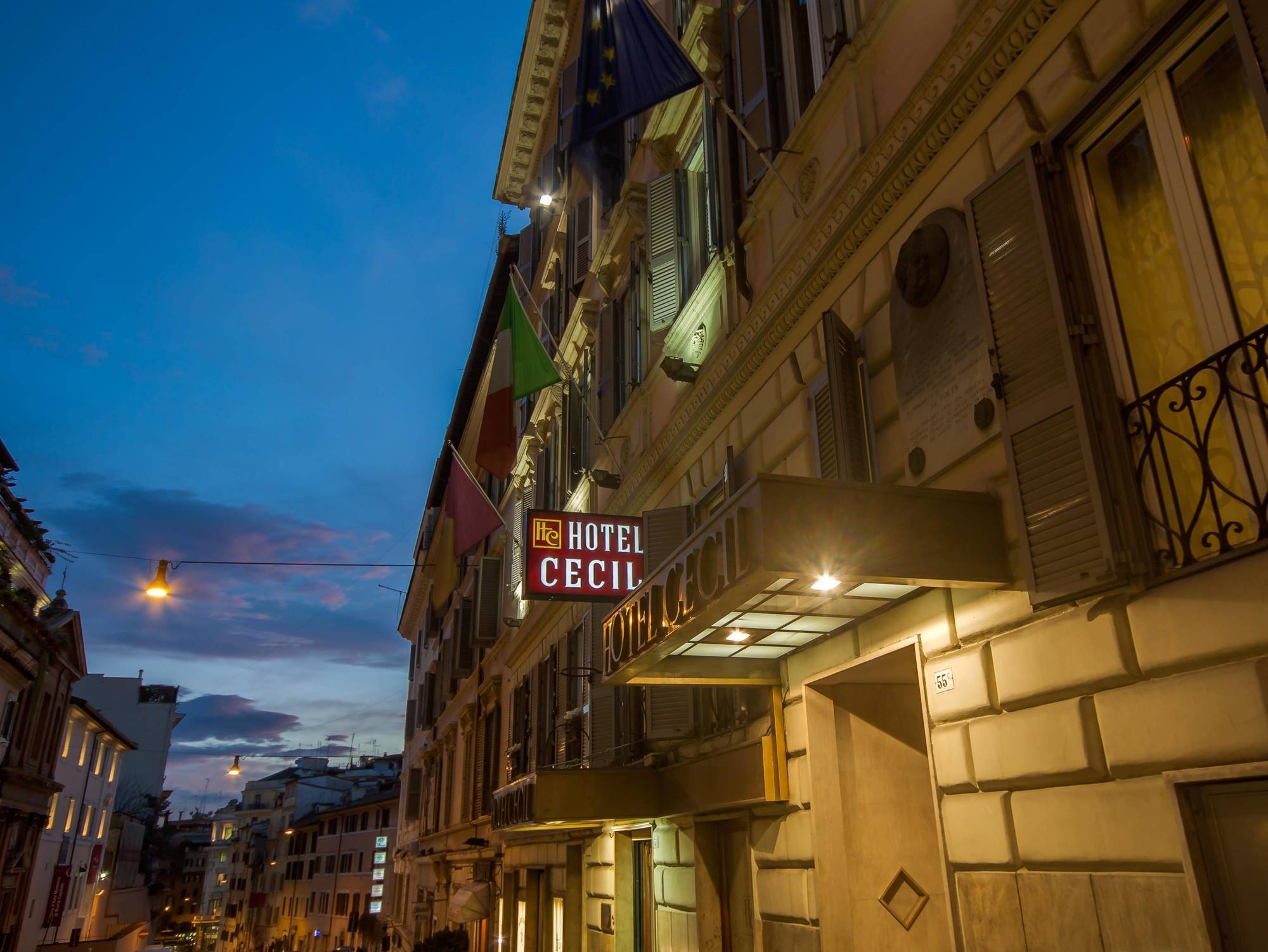 Hotel Cecil Rome Bagian luar foto